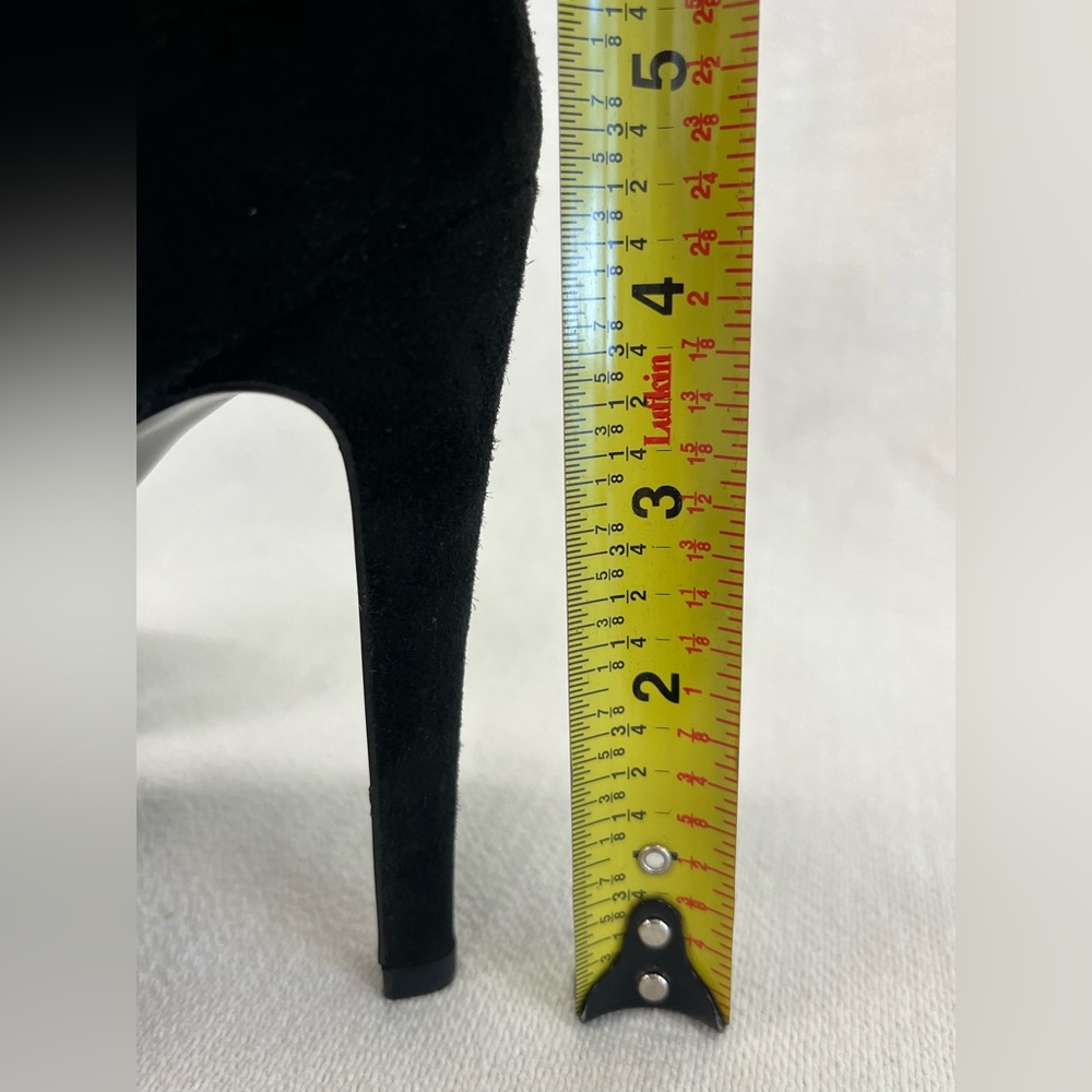 Hermes Florida Suede Black Heels 7.5 - Picture 16 of 16